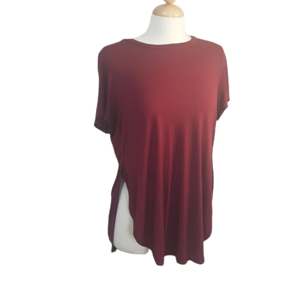 Wilfred curved hem  crew neck tunic